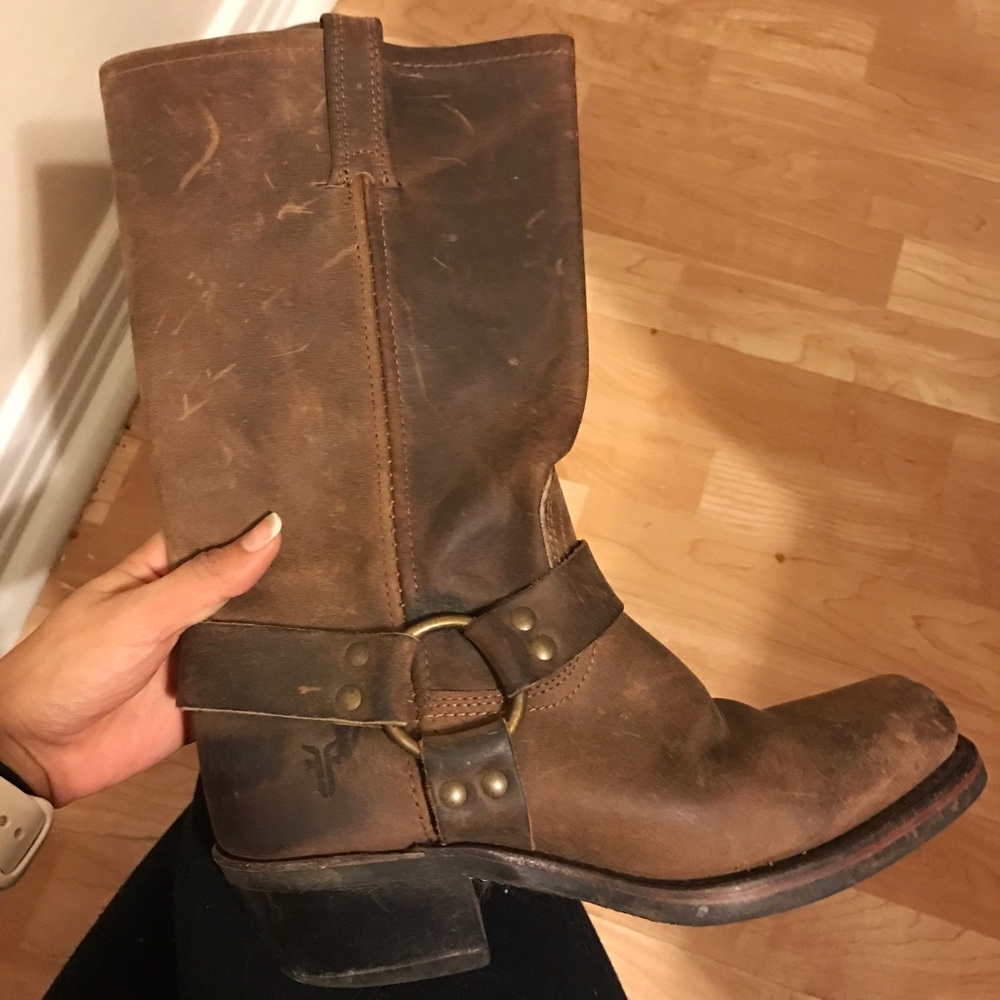 Frye harness boots size 7